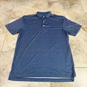 Johnnie-O Performance Polo Mens Medium Tatum Printed Golf Casual Short Sleeve